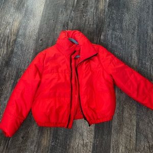 Red Puffer Jacket